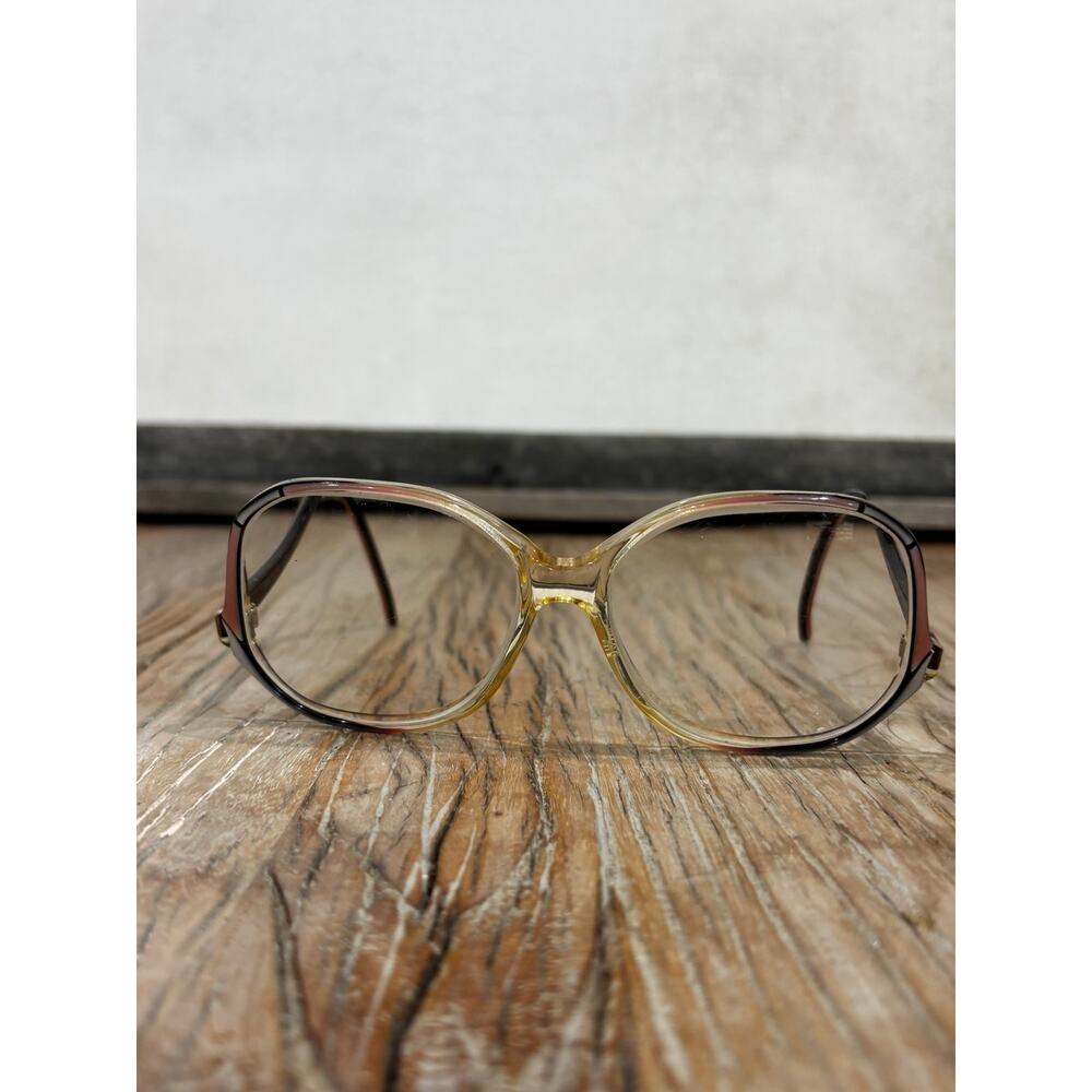 Vintage Jean-Claude Oversized Eyeglasses Frame France Ros/Winter Retro 70s 80s